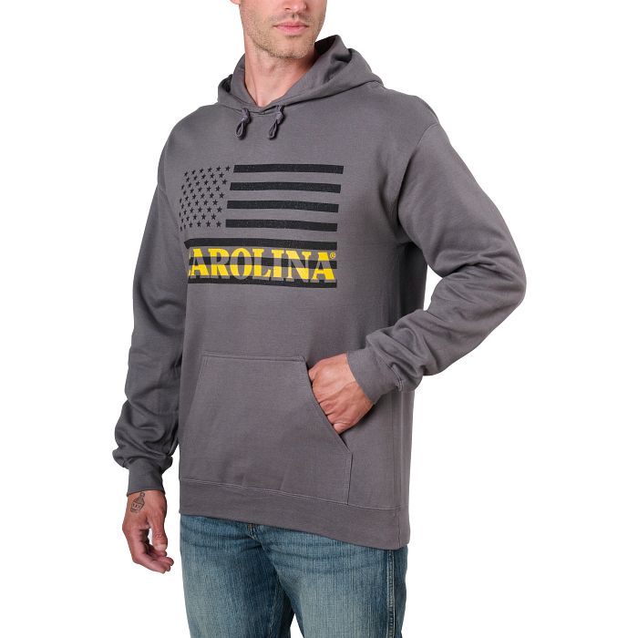 Shop the Heritage Stars and Stripes Hoodie in grey