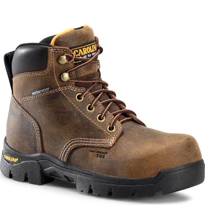 Shop Circuit 6" Composite Toe Waterproof Work Boot in brown.