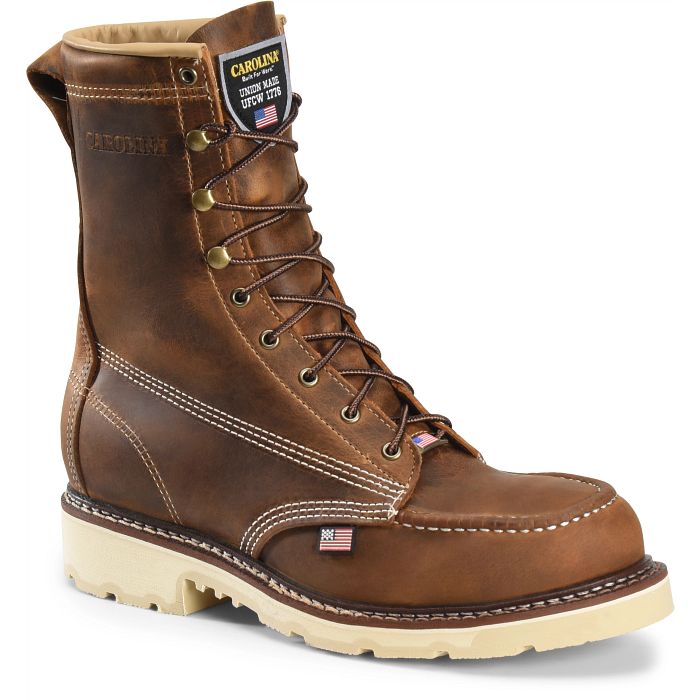 Shop Ferric Usa 8" Soft Toe Work Boot in brown