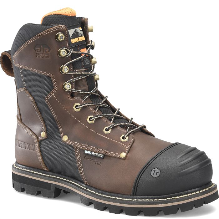 Shop Matterhorn I-Beam 8" Met Guard Carbon Composite Toe Waterproof Work Boot in brown