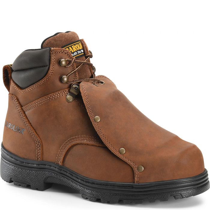 Shop Foreman 6" Met Guard Steel Toe Work Boot in brown