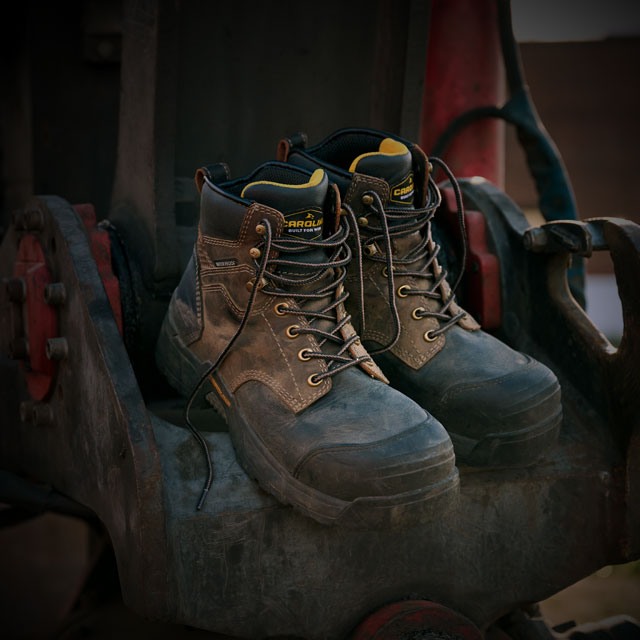 The Barrett 6" Comp Toe in brown. Shop this boot.