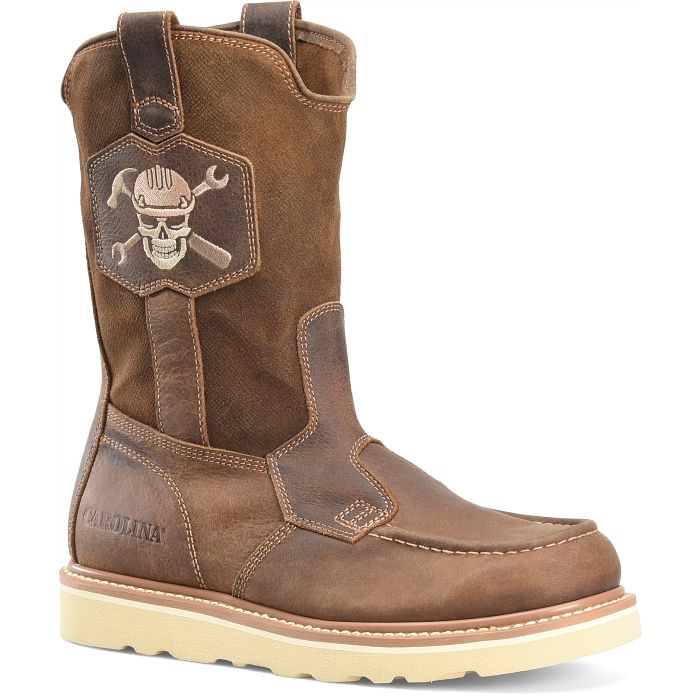Shop Flatiron wellington boots in brown