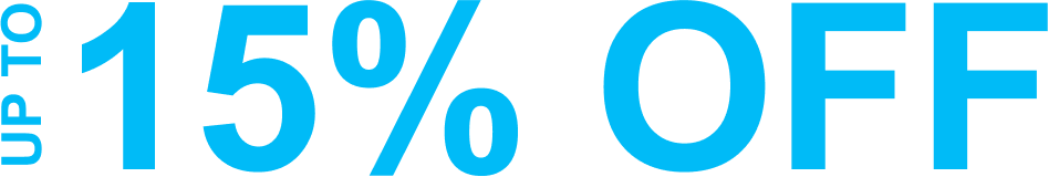 Up To 15% OFF