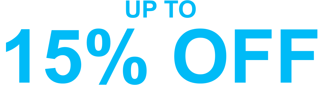 Up To 15% OFF