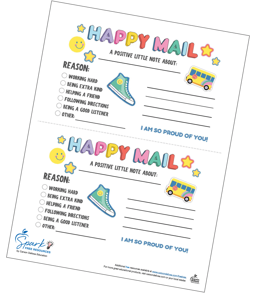 Image of Happy Mail Free Printable