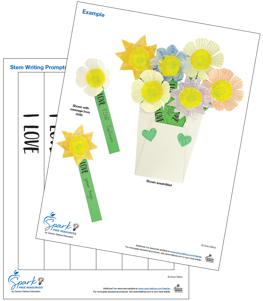 Image of Mother's Day Bouquet Free Craft