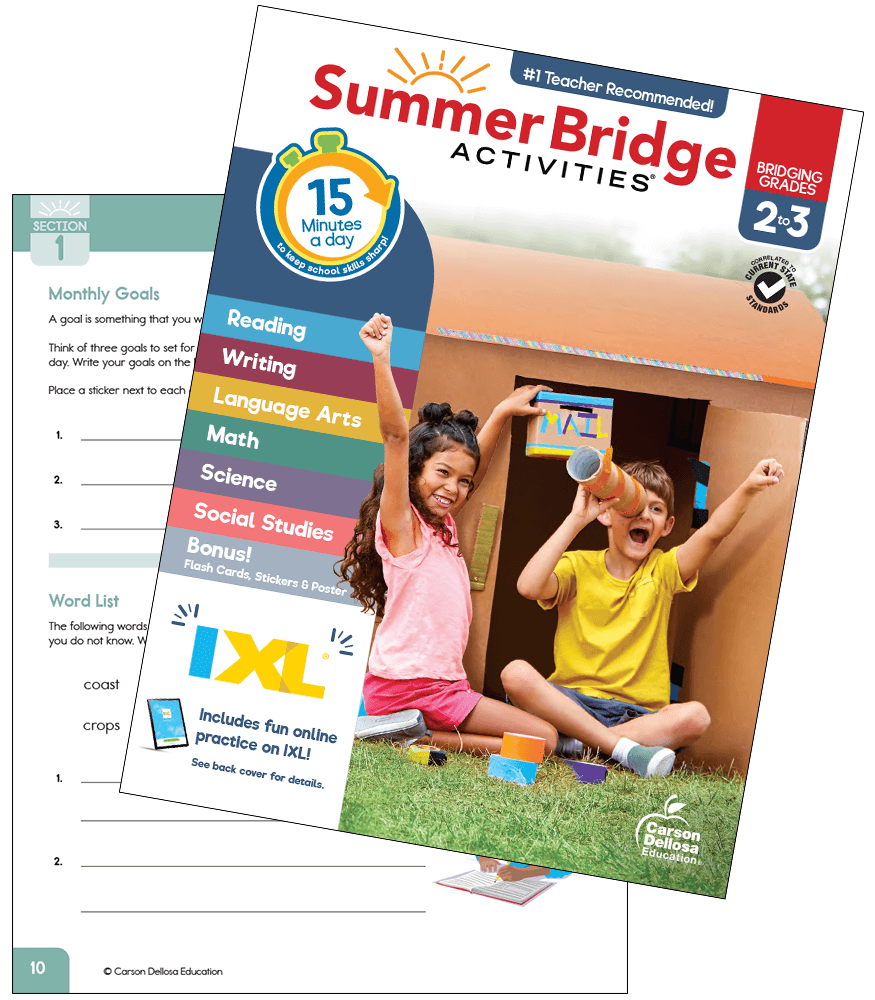 Image of Summer Bridge Activities Grade 2-3 Free Sample