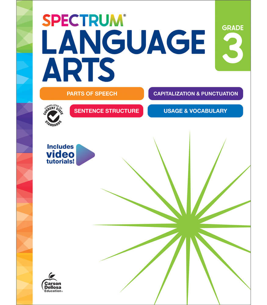 Image of Spectrum Language Arts Workbook Grade 3 eBook (PDF)