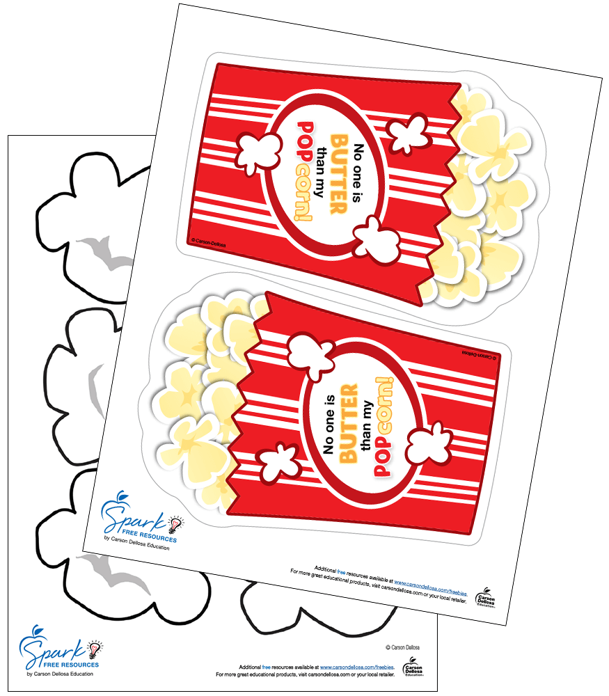Image of Father's Day POPcorn Free Craft
