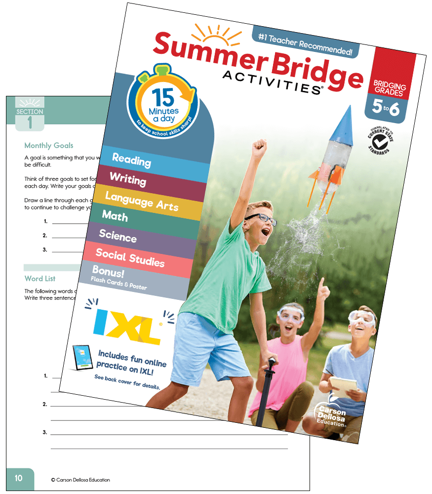 Image of Summer Bridge Activities Grade 5-6 Free Sample