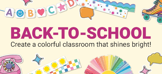 Back-to-school. Create a colorful classroom that shines bright!