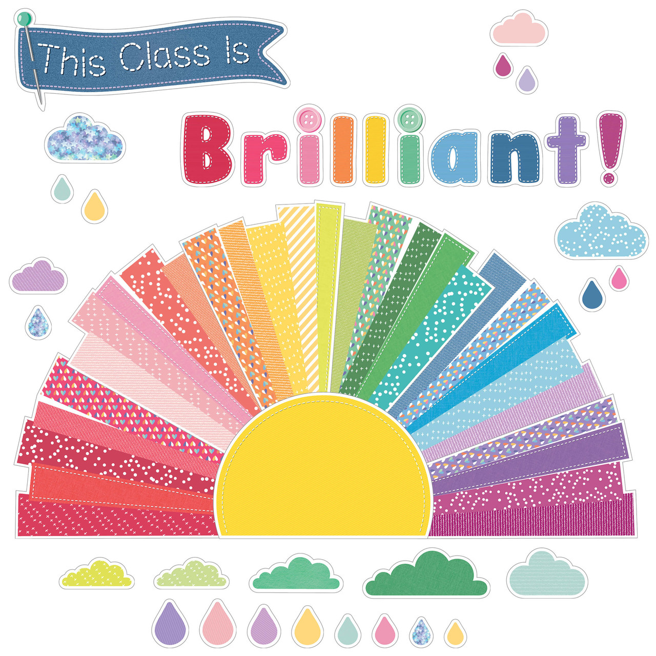 Image of This Class Is Brilliant! Bulletin Board Set