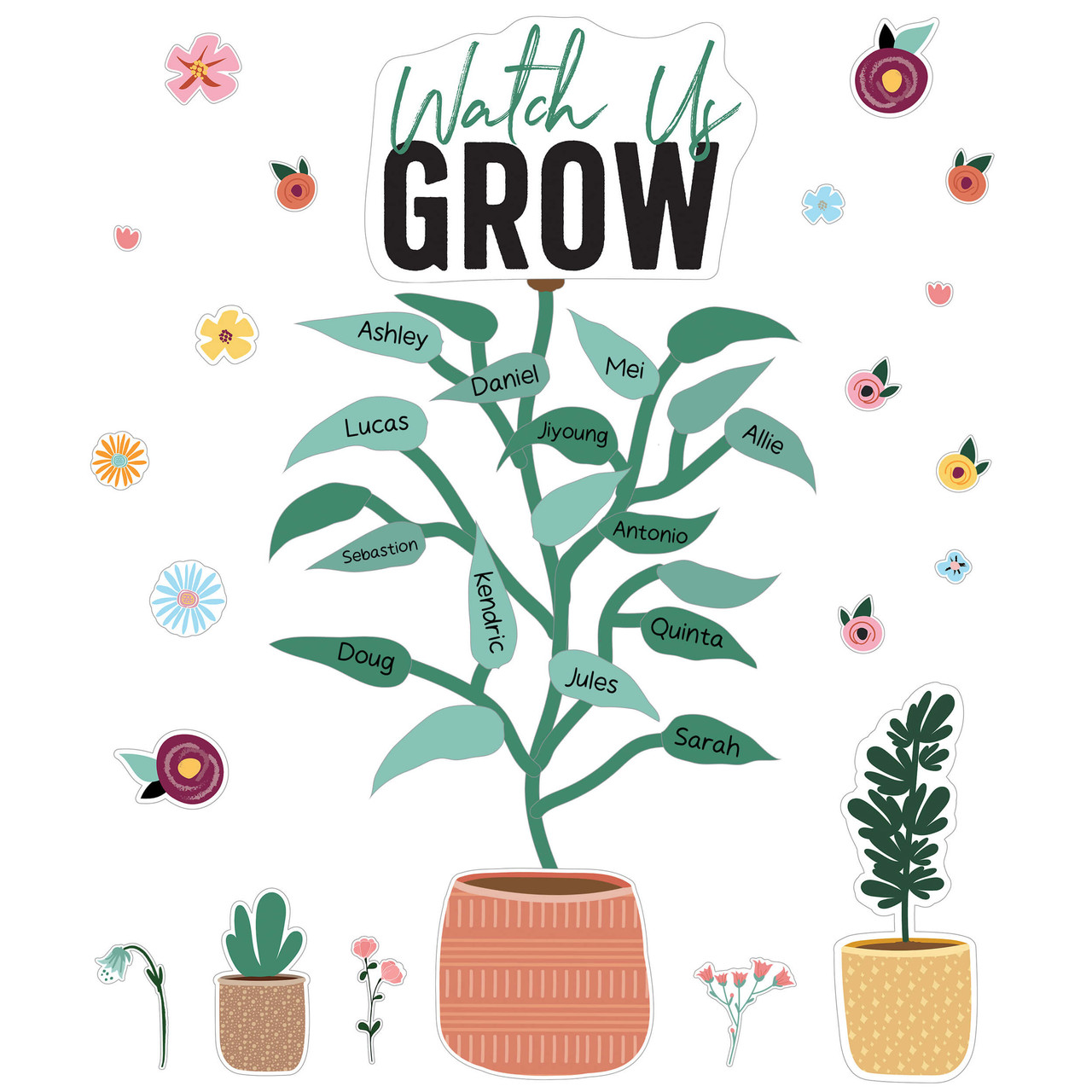 Image of Watch Us Grow Bulletin Board Set
