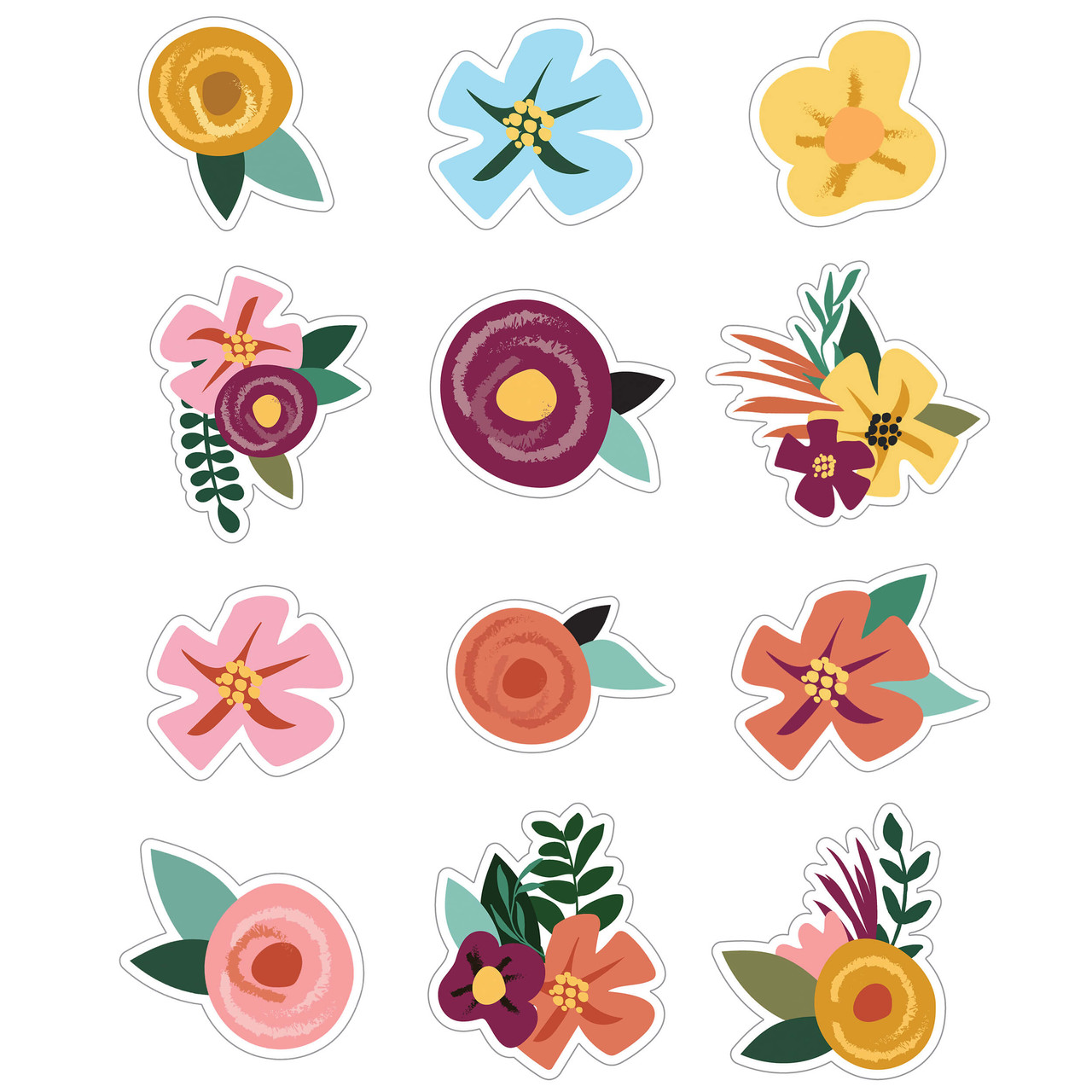 Image of Grow Together Flowers Cutouts