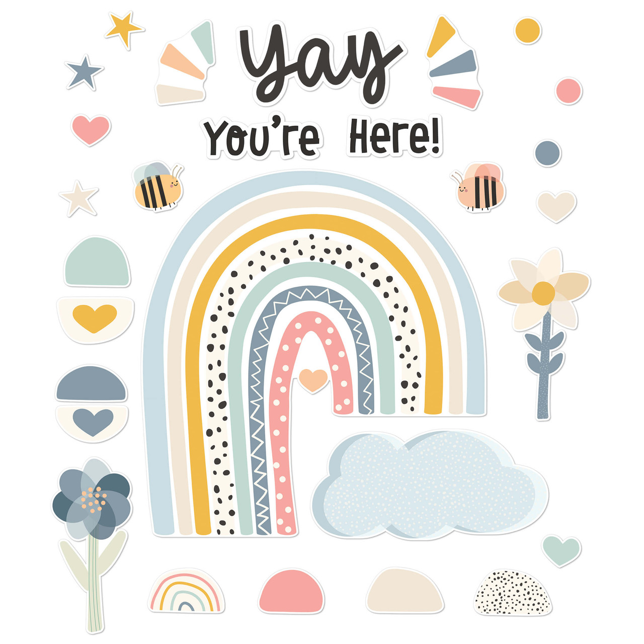 Image of Yay You're Here! Bulletin Board Set