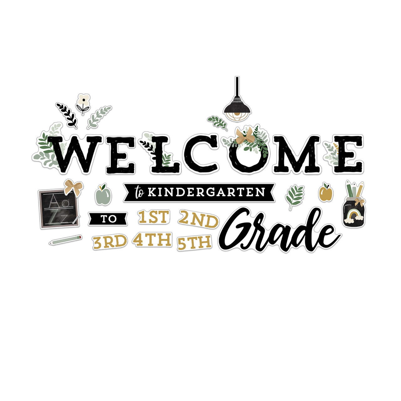 Image of Farmhouse Welcome Bulletin Board Set