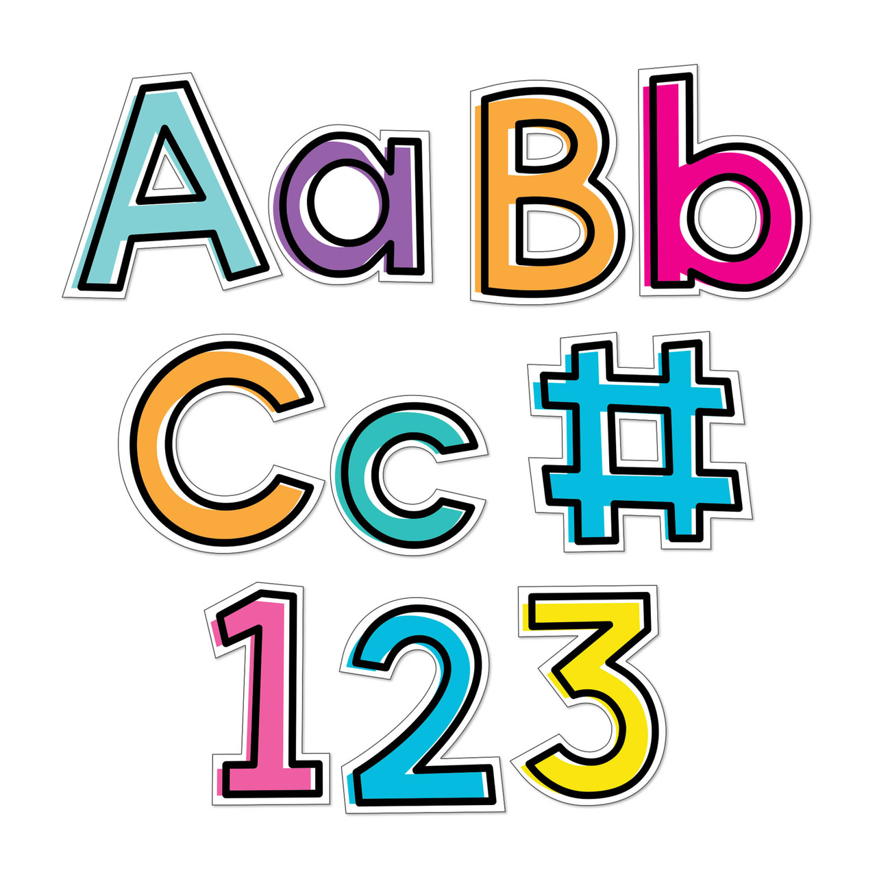 Image of 4in Kind Vibes Combo Pack Bulletin Board Letters