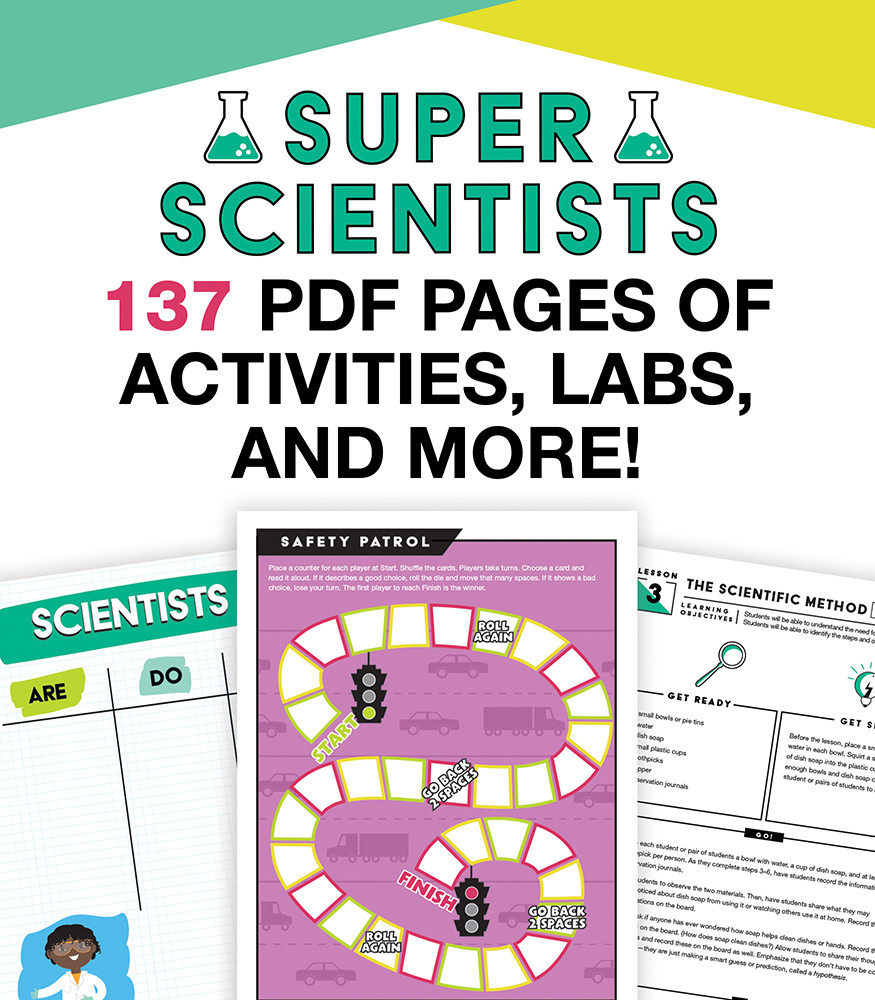 Image of In a Flash: Super Scientist Free Printable