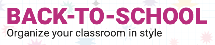 Back-to-school. Organize your classroom in style.