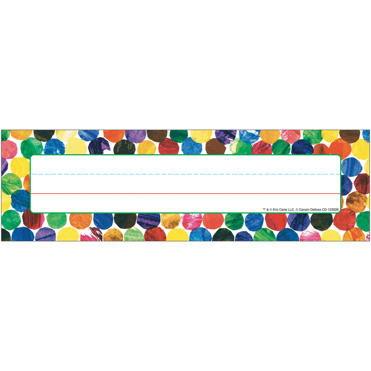 Image of Eric Carle Dots Name Plates