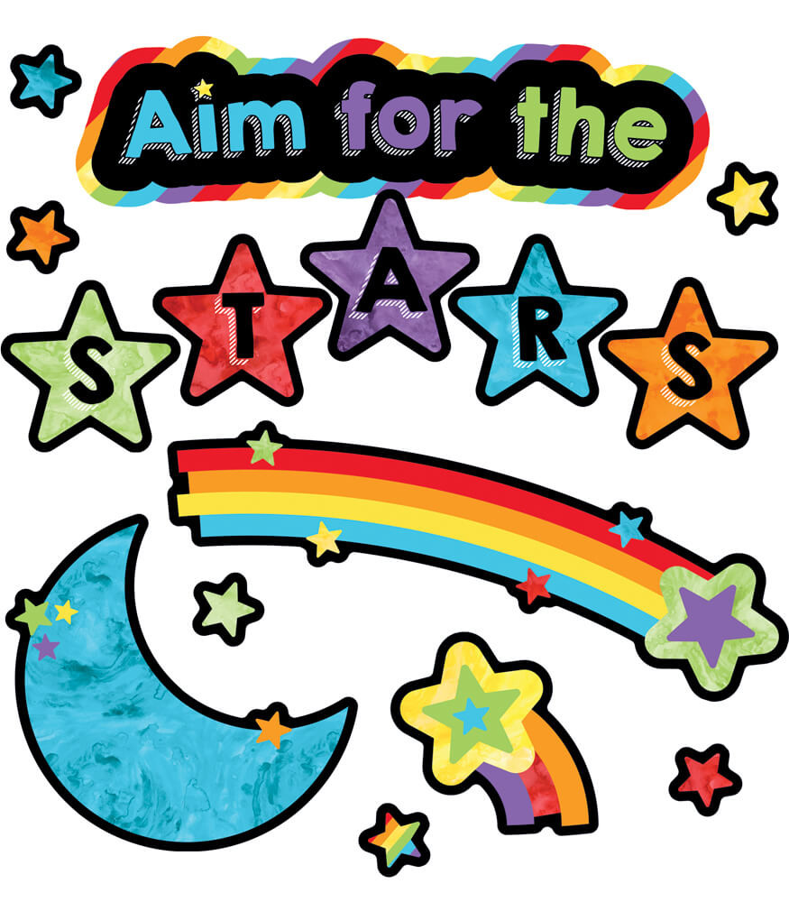 Image of Aim for the Stars Mini Bulletin Board Set