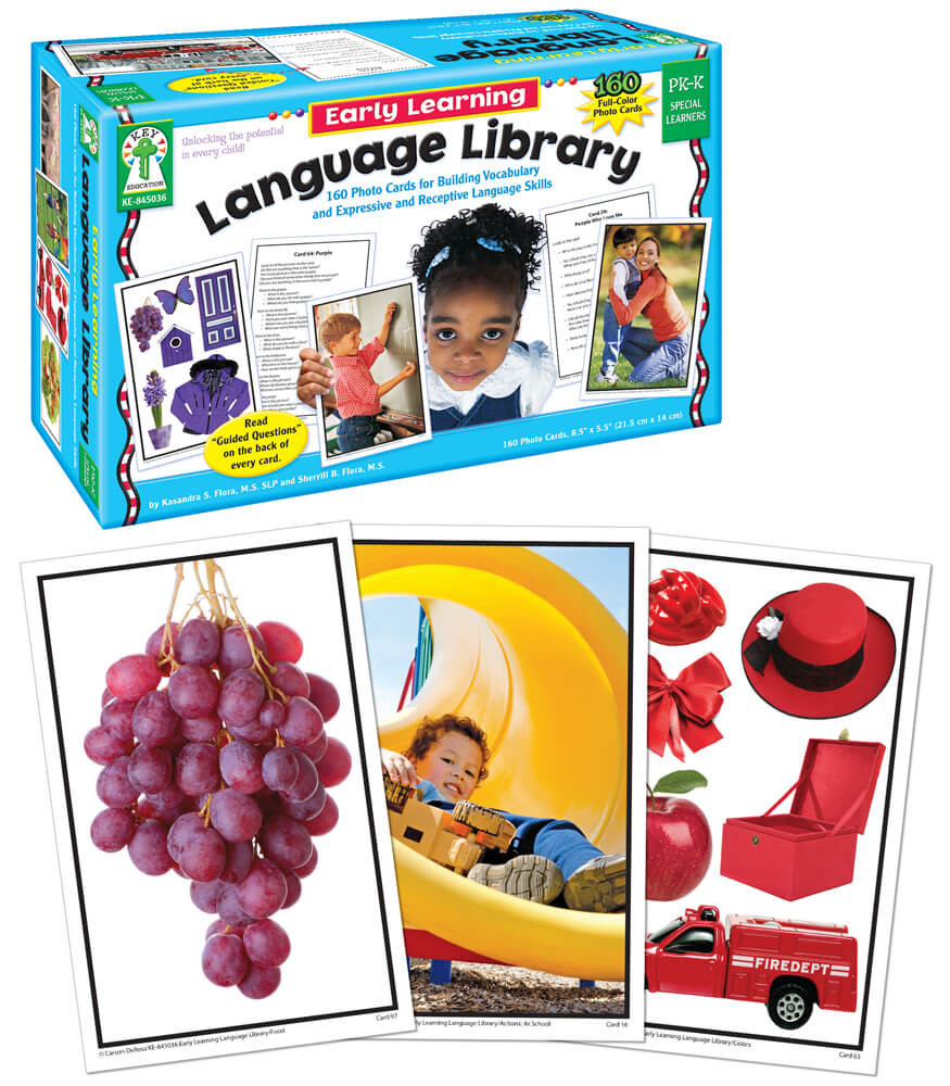 Image of Early Learning Language Library Learning Cards Grade PK-K