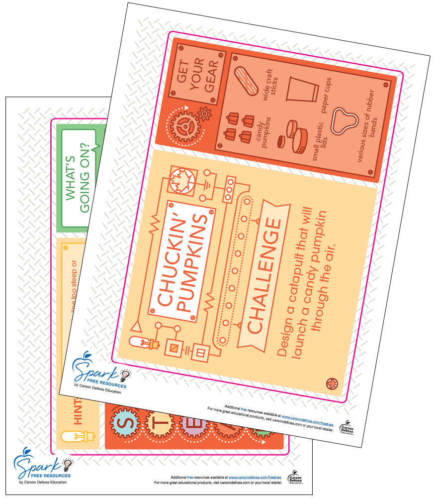 Image of Chuckin' Pumpkins STEM Challenge Free Activity