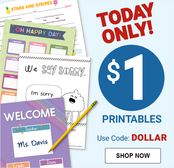 Today only! $1 Printables. Use code DOLLAR. Shop now.