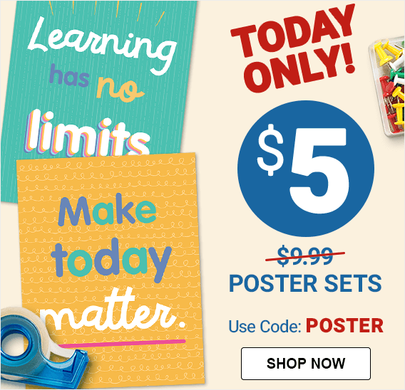 Today Only! $5 poster sets. Use code: POSTER. Shop now.