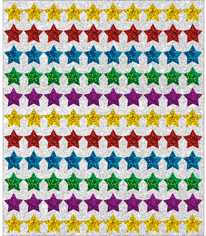 Image of Dazzle Stars, Multicolor Chart Seals Grade PK-8