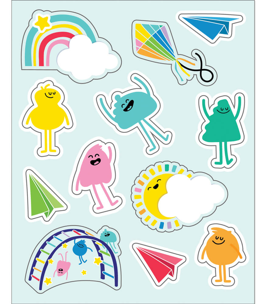 Image of Happy Place Shape Stickers