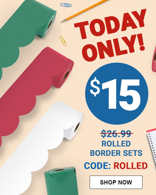 Today Only! $15 Rolled Border Sets CODE: ROLLED