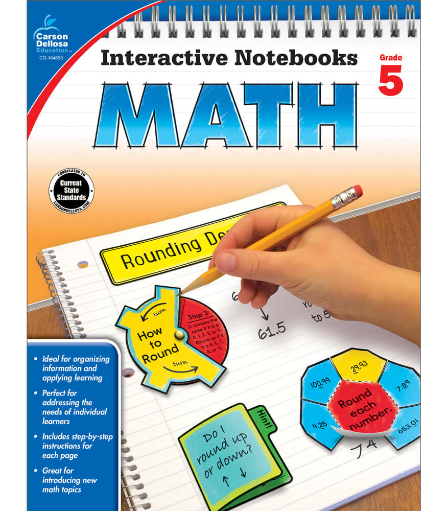 Image of Interactive Notebooks: Math Resource Book Grade 5 eBook (PDF)