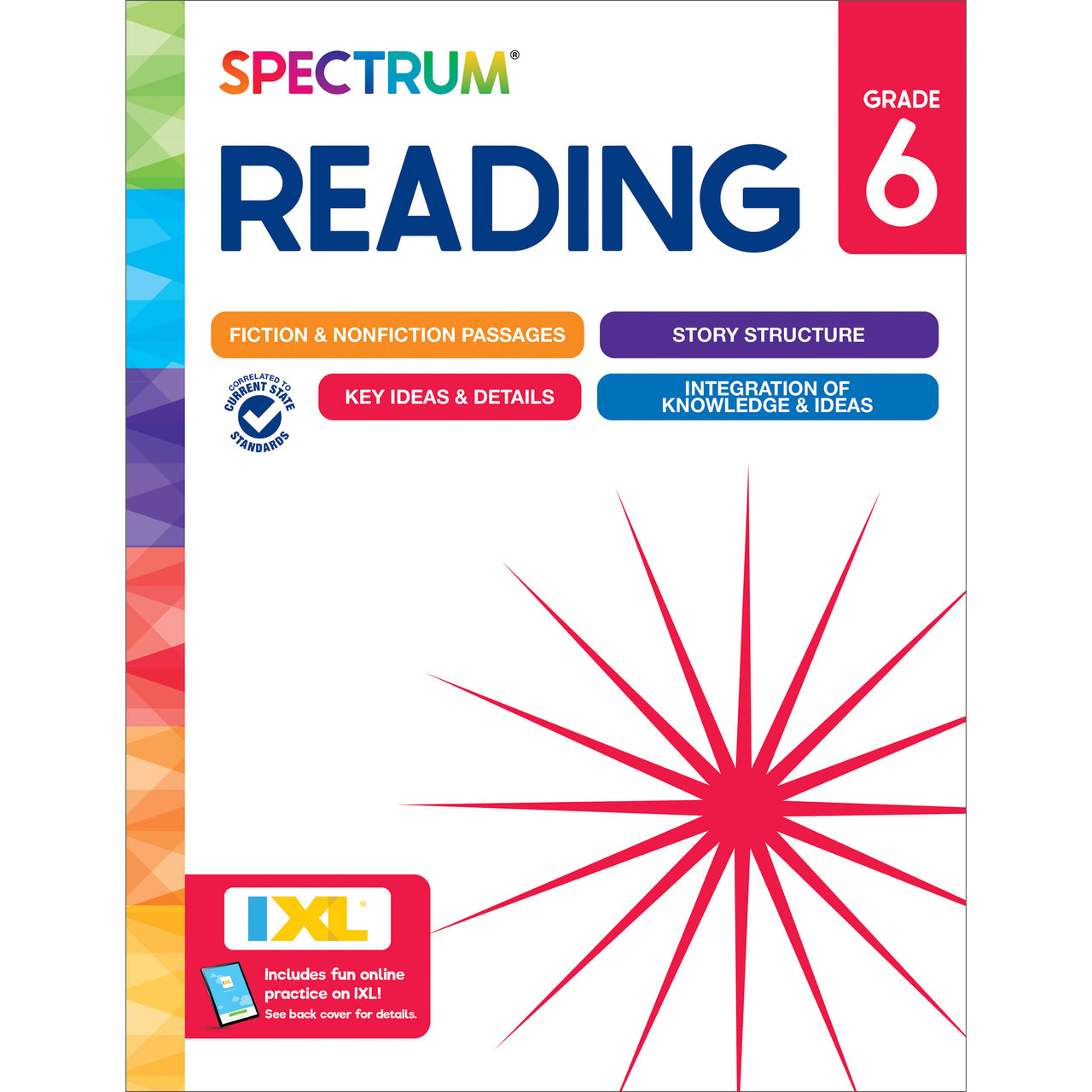 Image of Spectrum Reading Workbook Grade 6 Paperback
