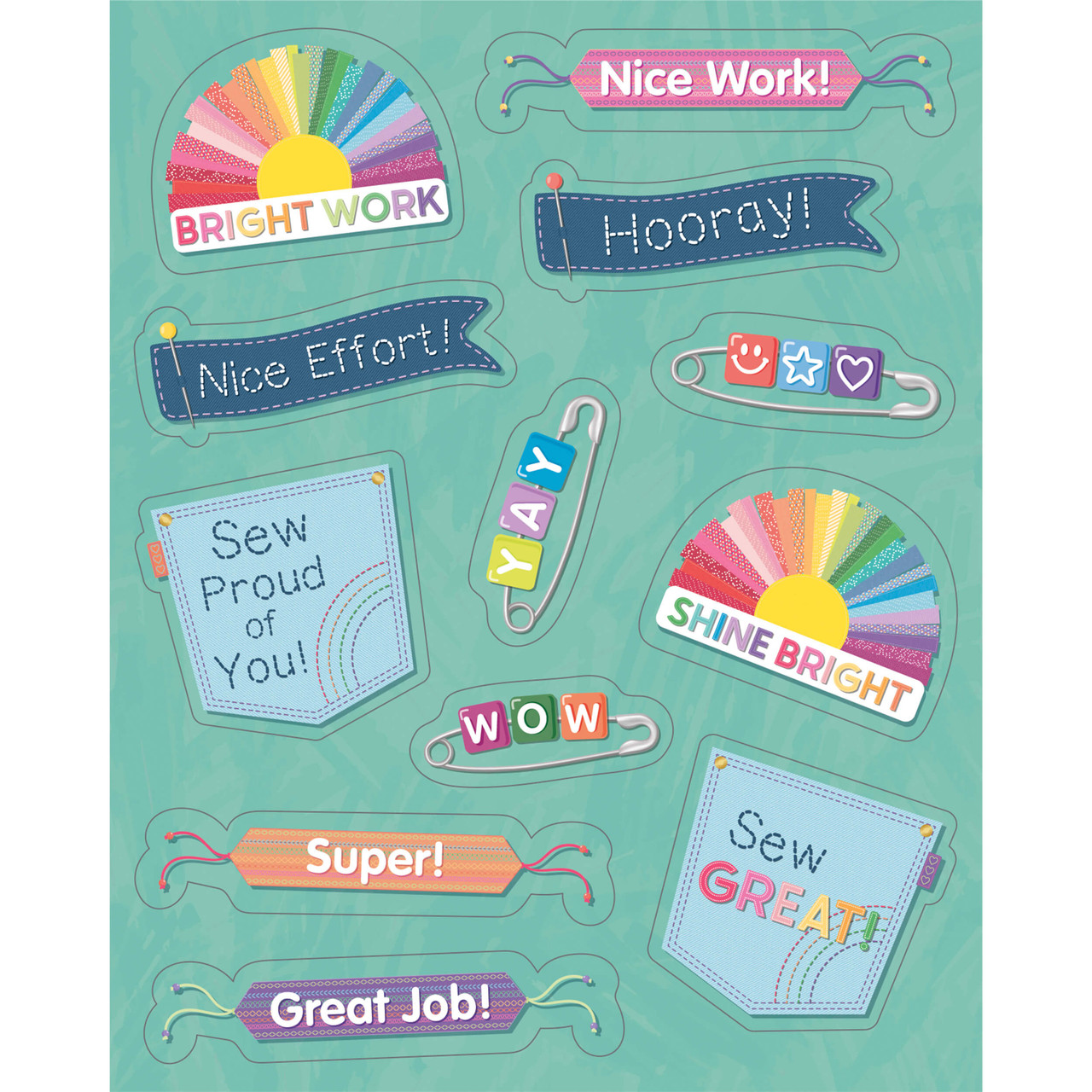 Image of Crafty and Cool Motivational Stickers