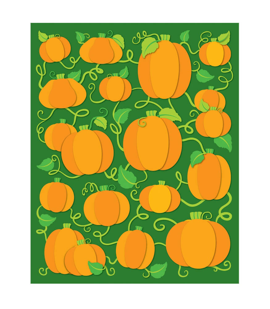 Image of Pumpkins Shape Stickers
