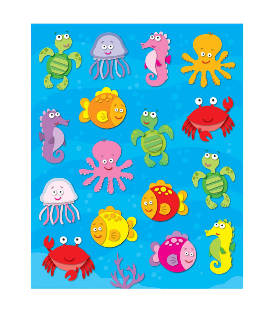 Image of Sea Life Shape Stickers