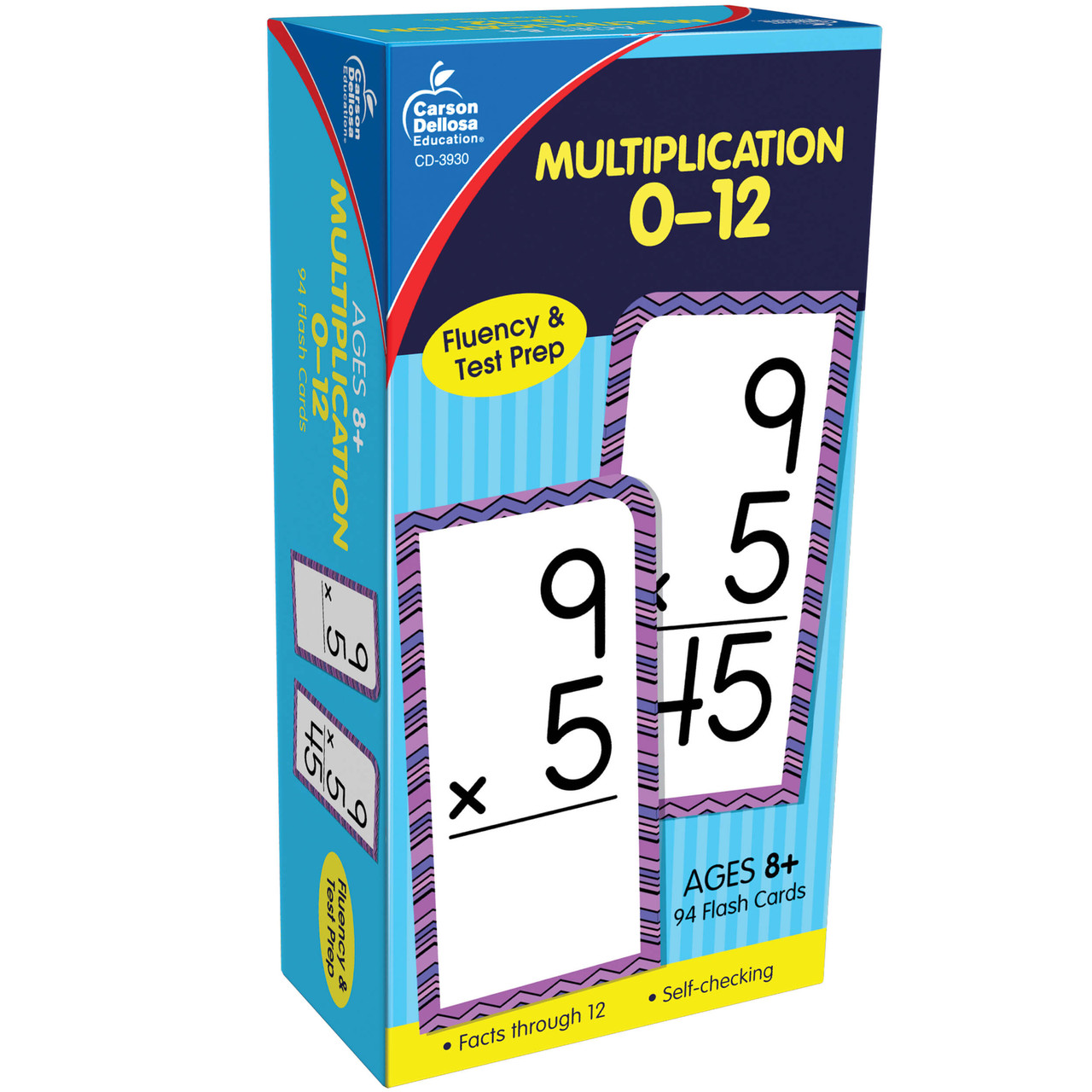 Image of Multiplication 0-12 Flash Cards Grade 3-5