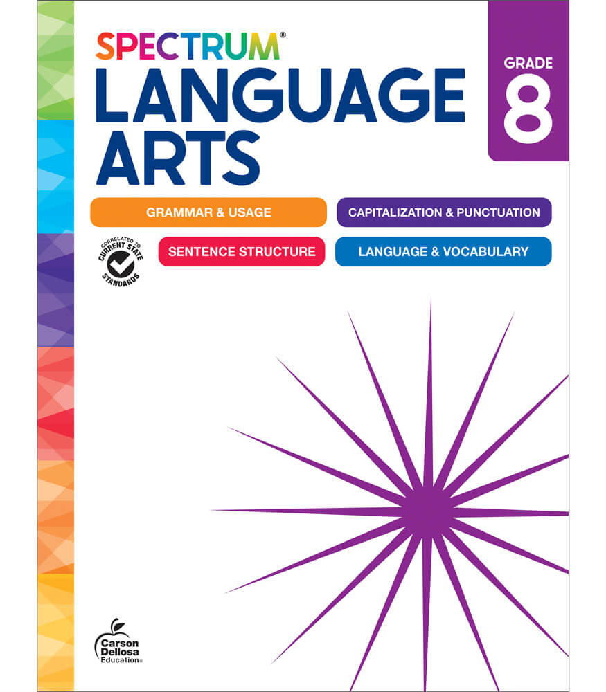 Image of Spectrum Language Arts Workbook Grade 8 eBook (PDF)