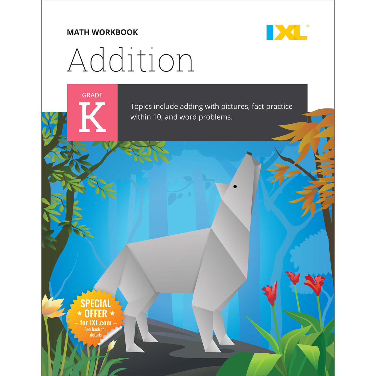 Image of IXL Addition Workbook Grade K Paperback