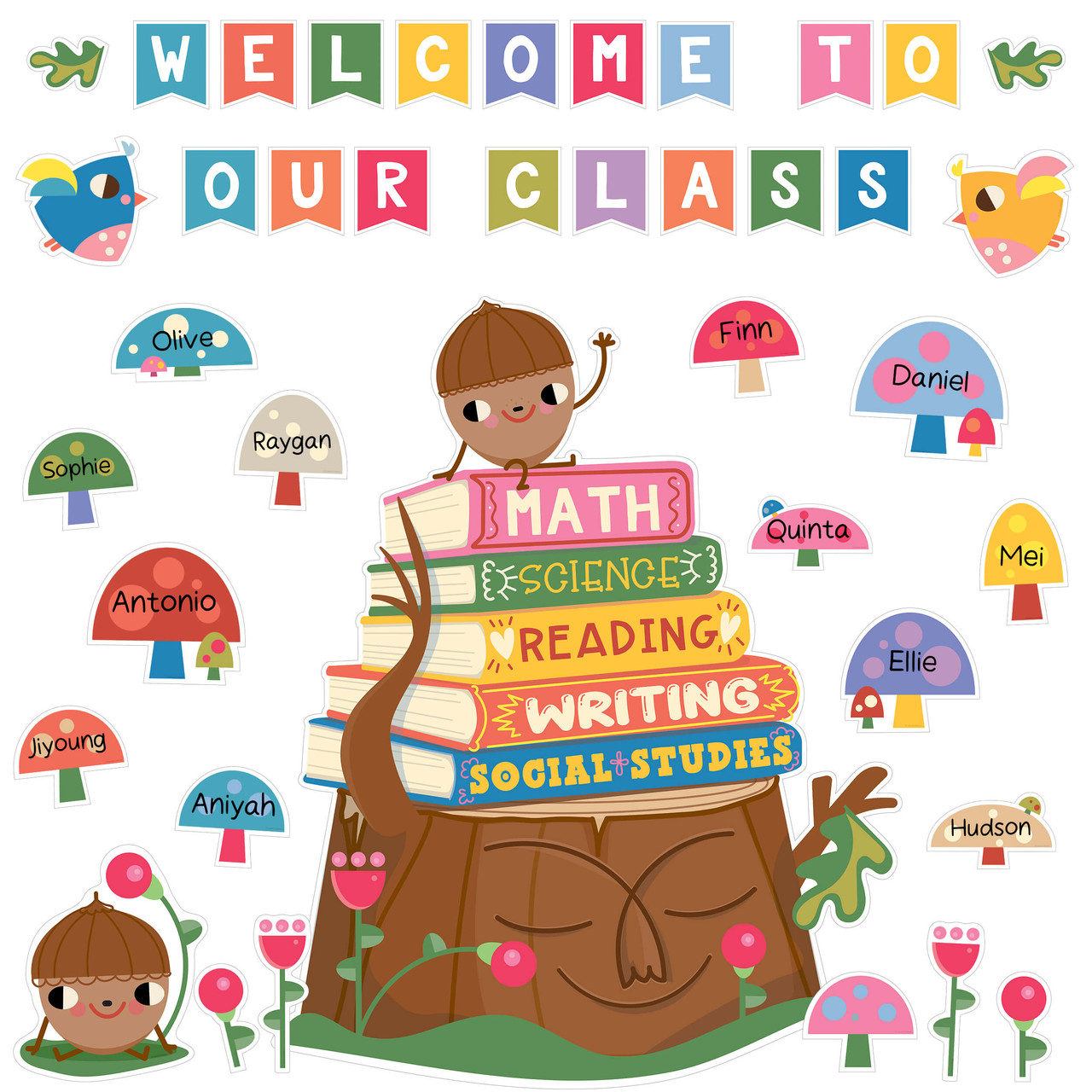 Image of Fairy Tale Forest Welcome to Our Class Bulletin Board Set