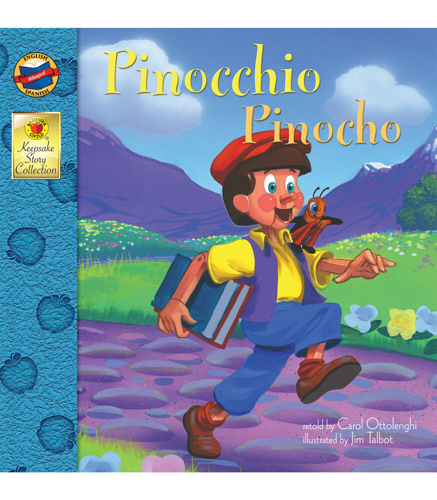 Image of Pinocchio Bilingual Keepsake Stories Spanish & English Storybook Grade PK-3 Paperback