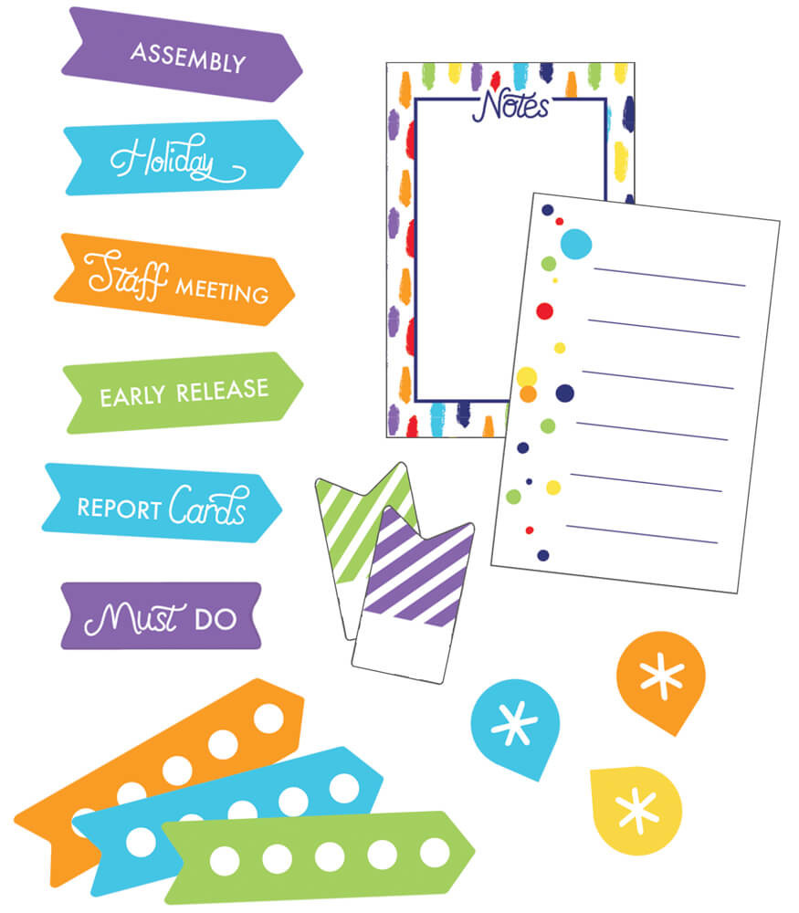 Image of Rainbow Planner Accents Sticker Pack