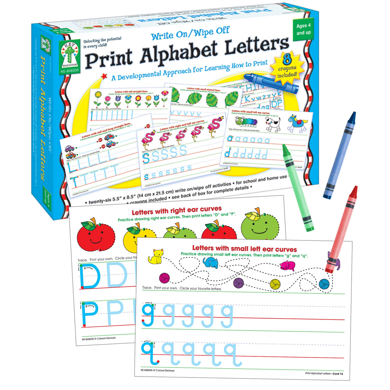 Image of Print Alphabet Letters Early Learning Manipulative Grade PK-1
