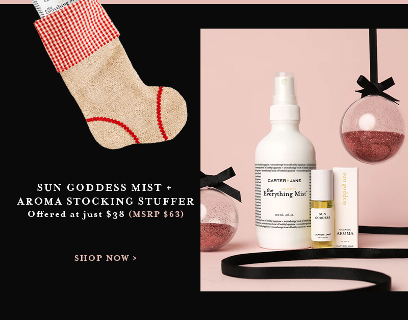 Sun Goddess Mist + Aroma Stocking Stuffer