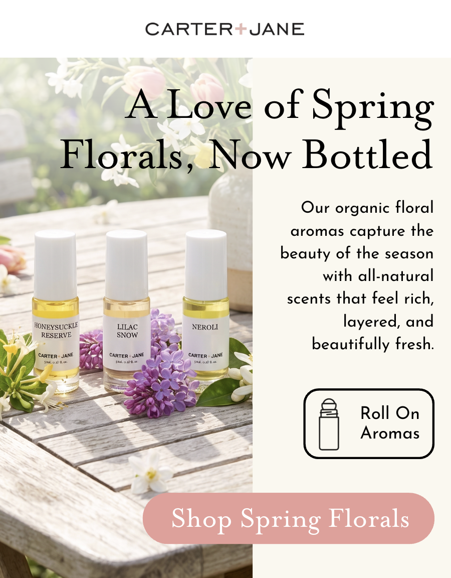 A love of spring florals, now bottled. 
