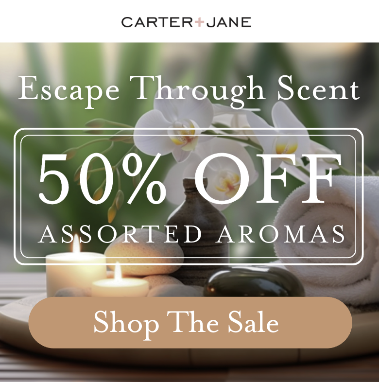 Scents On Sale! 50% Off Assorted Scents! Shop the sale.