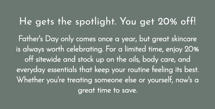 He gets the spotlight, you get 20% off! 