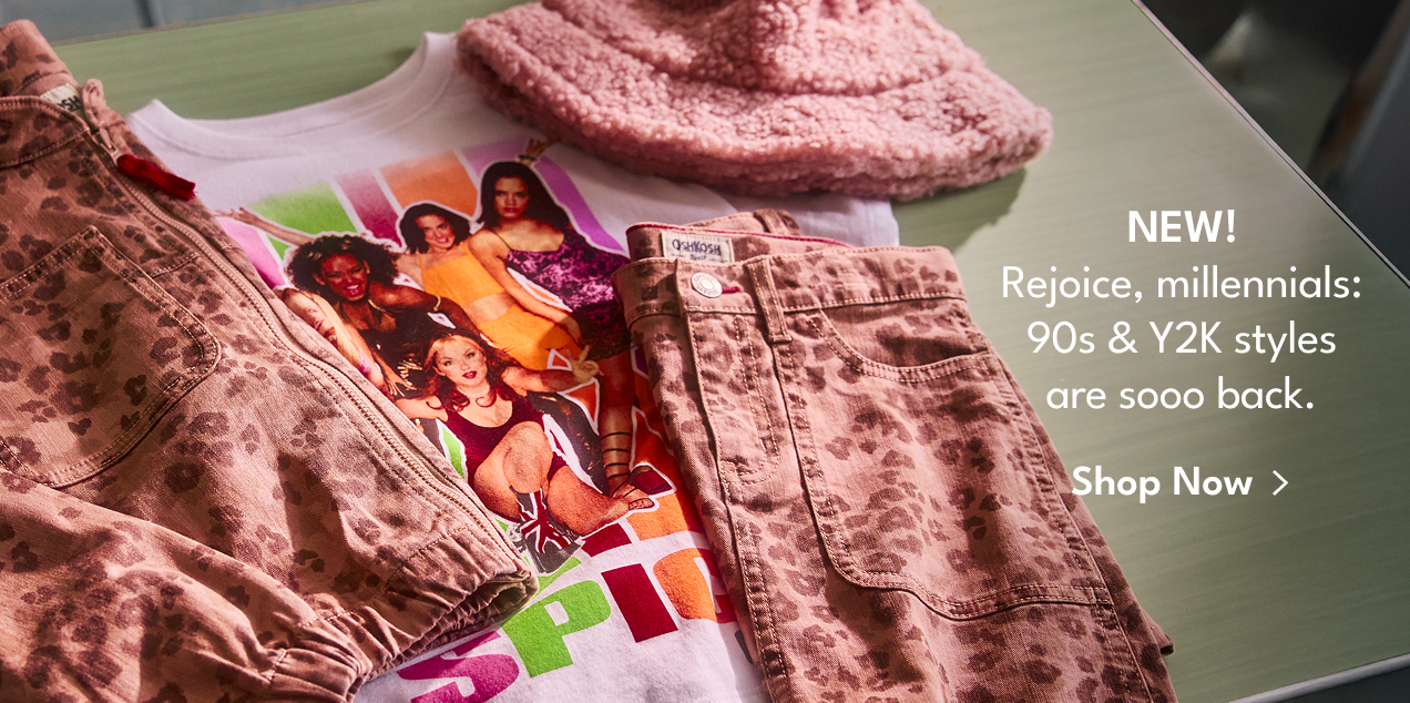 NEW! Rejoice, millennials: 90s & Y2K styles are sooo back. | Shop Now